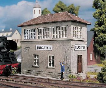 Modelová železnice - H0 Stavebnice - stavědlo "Burgstein"