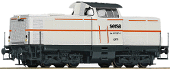 H0 Dieselová lokomotiva Am847.957 "Lotti", Sersa, Ep.VI