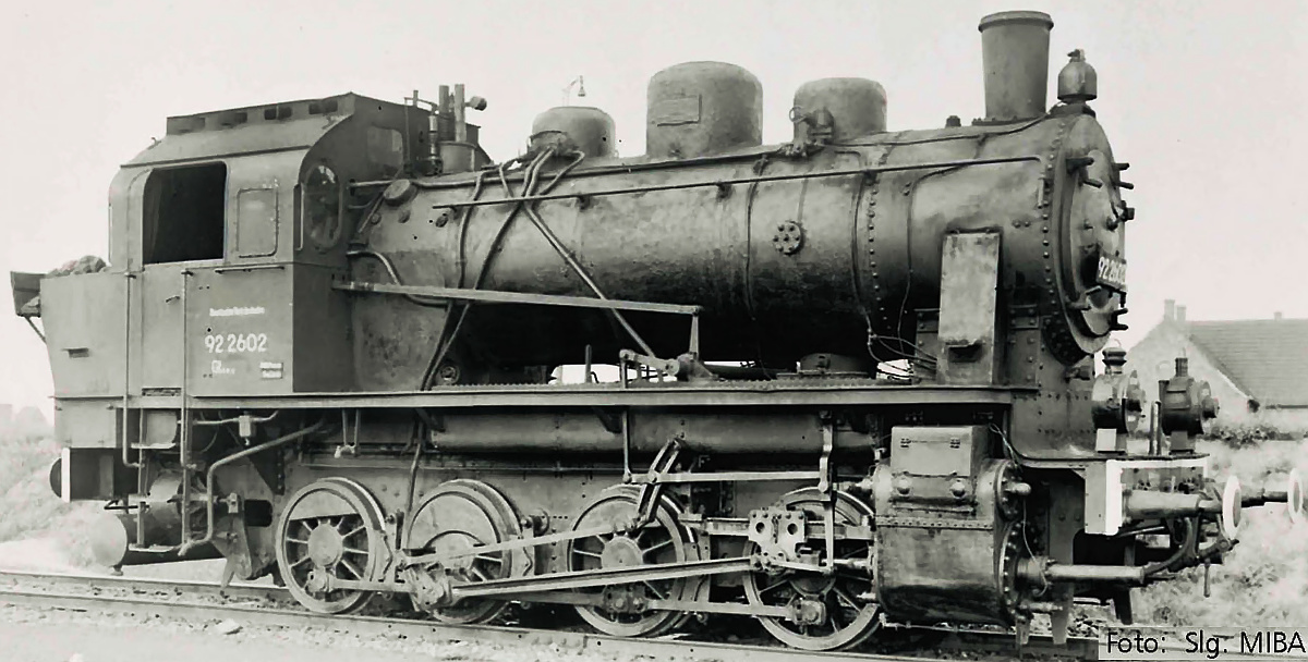 Modelová železnice - H0 Parní lokomotiva 92.2602, DRG, Ep.II