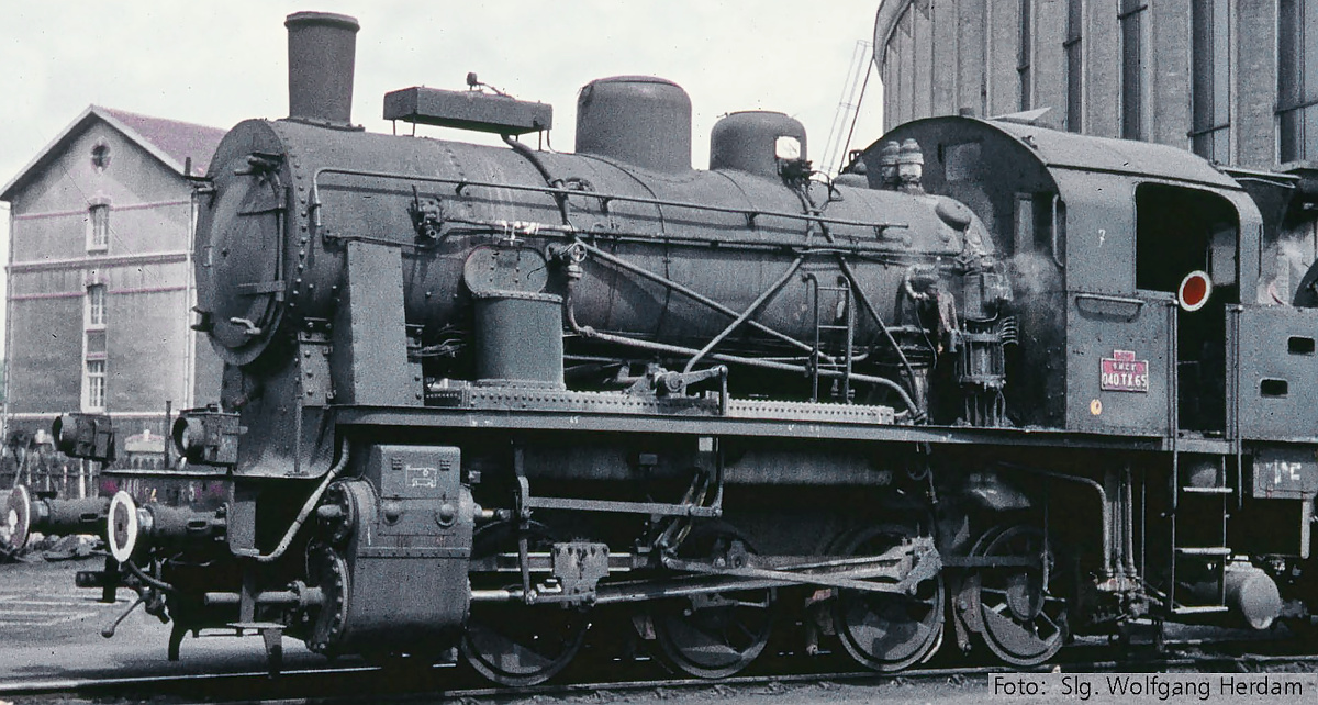 Modelová železnice - H0 Parní lokomotiva 040-T, SNCF, Ep.III