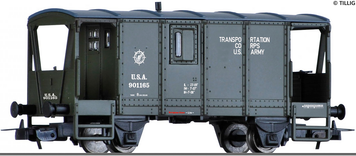 Modelová železnice - H0 Služební vůz, USTC, Ep.III