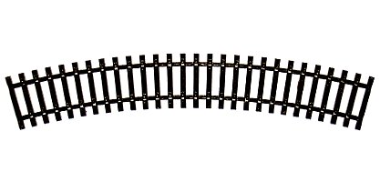 Modelová železnice - TT R01 Obloukové pražce R267mm/30°
