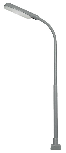 Modelová železnice - H0 Lampa pouliční 100mm LED bílá, kontakt