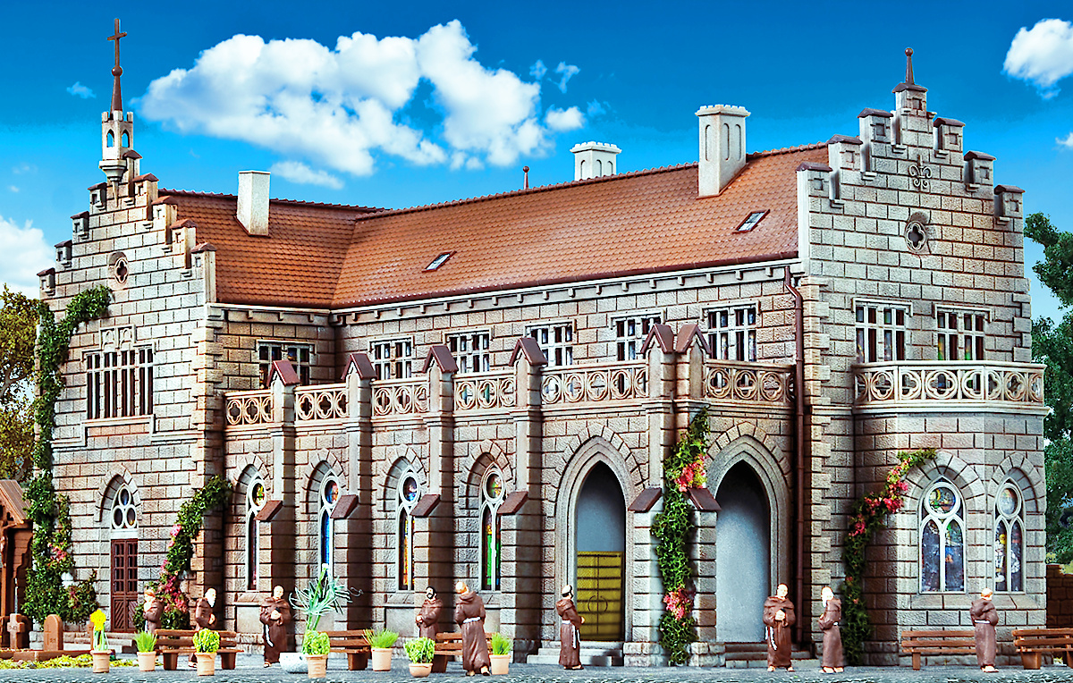 Modelová železnice - H0 Stavebnice - klášter