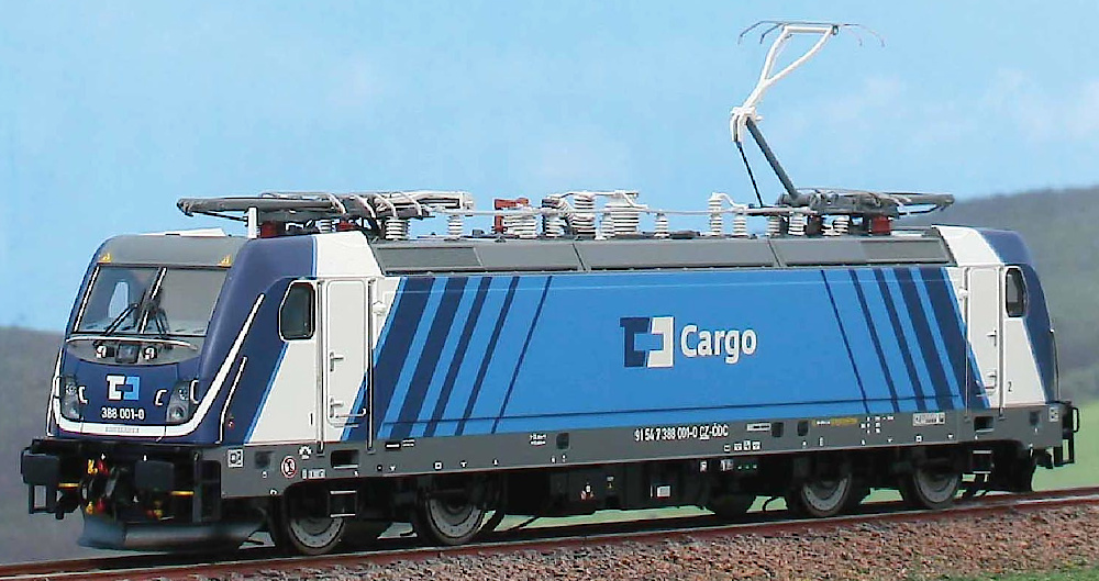 Modelová železnice - H0 Elektrická lokomotiva 388.001, ČD Cargo, Ep.VI, DCC ZVUK