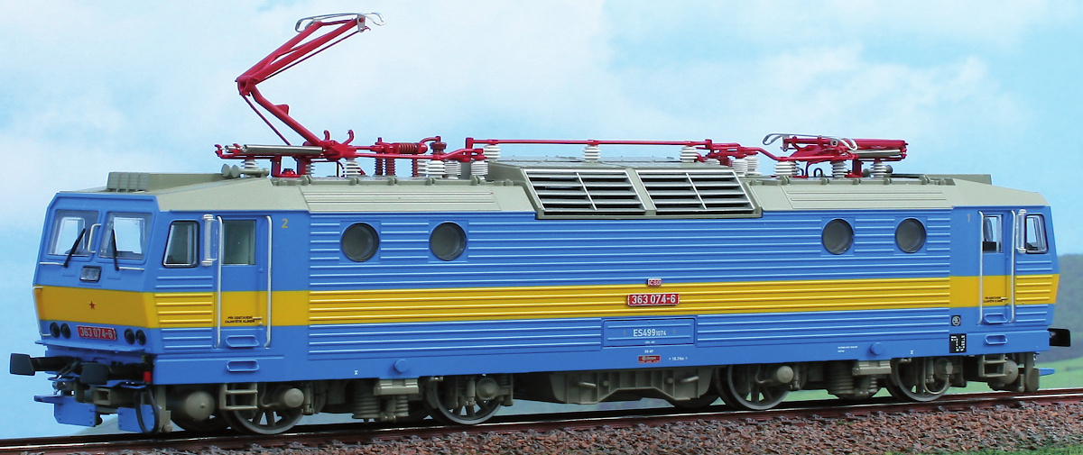 Modelová železnice - H0 Elektrická lokomotiva 363.074, ČSD, Ep.V, DCC ZVUK