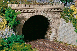 H0 Plast - železniční portál kamenný dvoukolejný 2ks