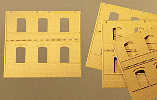 H0 Stavebnicový systém - zeď žlutá 2324B 4ks