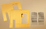 H0 Stavebnicový systém - zeď žlutá 2325B 2ks, okno 2ks