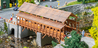 H0 Stavebnice - most dřevěný 385mm