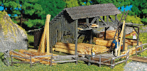 H0 Stavebnice - sklad dřeva