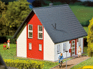 H0 Stavebnice - rodinný dům červený