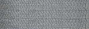H0 Tvrzená pěna - zeď kamenné kvádry 370x125mm 2ks