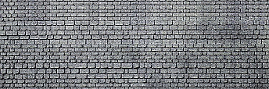 H0 Tvrzená pěna - zeď kvádry 370x125mm 2ks