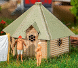 H0 Stavebnice - zahradní sauna