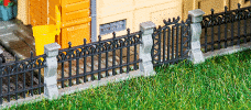 H0 Stavebnice - kovaný plot 193cm