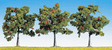 Strom - jabloň s plody 8cm 3ks