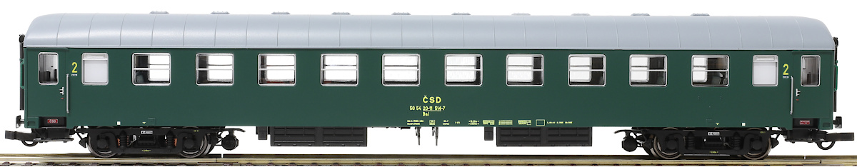 Modelová železnice - H0 Rychlíkový vůz Bai 2.tř., ČSD, Ep.IV