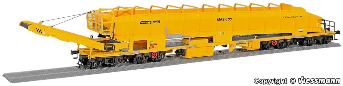 Modelová železnice - H0 Zásobníkový vůz PLASSER & THEURER MFS 100