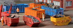 H0 Stavebnice - kontejner na odpad 8ks