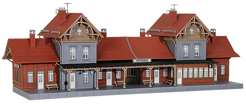 Modelová železnice - H0 Stavebnice - nádraží "Fürstenberg"