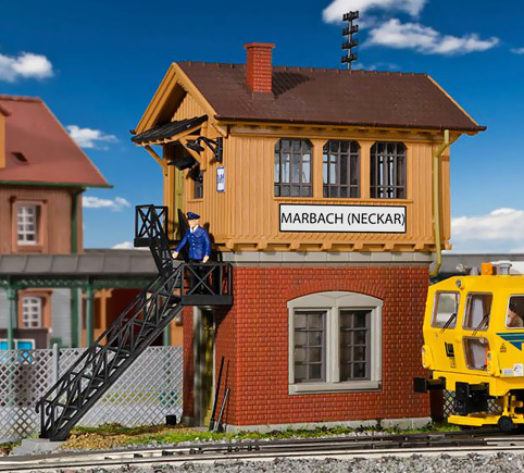 Modelová železnice - H0 Stavebnice - stavědlo "Marbach"