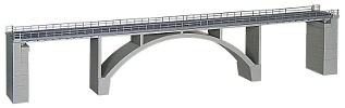 H0 Stavebnice - železniční most betonový přímý 640mm