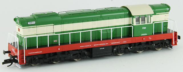 Modelová železnice - TT Dieselová lokomotiva T669.1023 "Čmelák", ČSD, Ep.IV