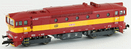 TT Dieselová lokomotiva 754.025 "Brejlovec", ČD,  Ep.V