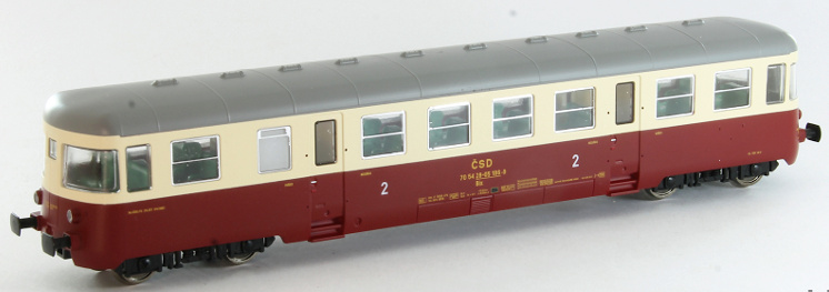 Modelová železnice - H0 Přípojný vůz Bix020.186, ČSD, Ep.IV