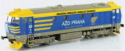 H0 Dieselová lokomotiva 749.039 "Bardotka", ČD, Ep.V