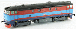 H0 Dieselová lokomotiva 749.260 "Bardotka", ČD, Ep.V