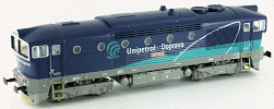 H0 Dieselová lokomotiva 753.715 "Brejlovec", Unipetrol, Ep.V