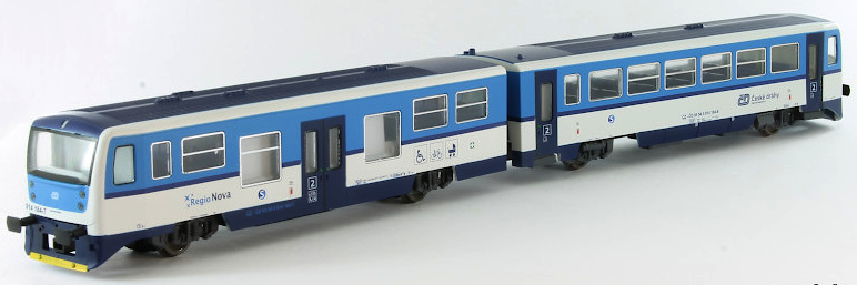 Modelová železnice - H0 Dieselová jednotka 814.184 "Regionova", ČD, Ep.V