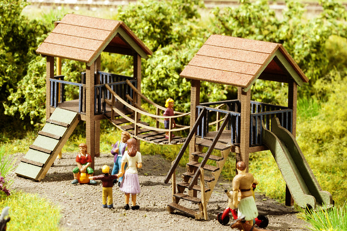 Modelová železnice - H0 Stavebnice - dětské hřiště