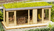 H0 Stavebnice - sauna s výhledem