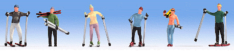 H0 Figurky - lyžaři