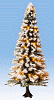 Strom - vánoční strom zasněžený 12cm s osvětlením 30xLED