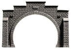 TT Tvrzená pěna - železniční portál kamenné kvádry dvoukolejný
