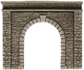 H0 Tvrzená pěna - železniční portál kamenný jednokolejný