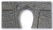 H0 Tvrzená pěna - železniční portál kámen lomový jednokolejný