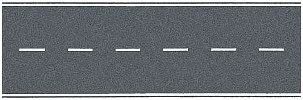 H0 Karton - silnice šedá 66mm přímá 100cm