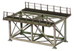 H0 Stavebnice - železniční most ocelový přímý 90mm