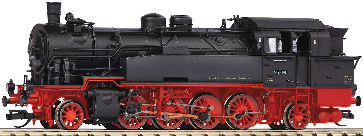 Modelová železnice - TT Parní lokomotiva BR93.0, DR, Ep.III, DCC ZVUK