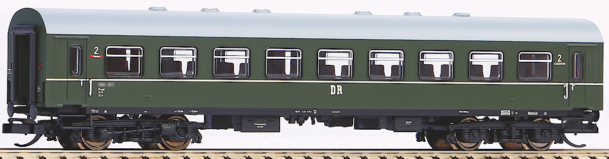 Modelová železnice - TT Rychlíkový vůz  2.tř., DR, Ep.III, #2