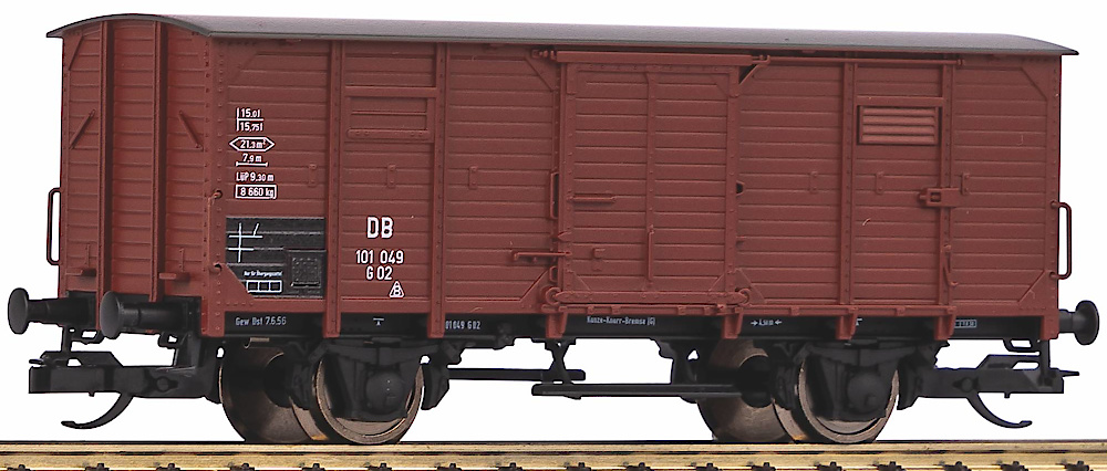 Modelová železnice - TT Krytý vůz G02, DB, Ep.III
