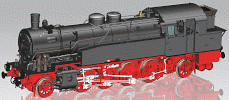 H0 Parní lokomotiva BR93.0, DB, Ep.III, DCC ZVUK, KOUŘ