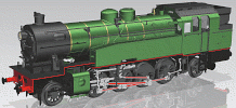 H0 Parní lokomotiva Rh97, SNCB, Ep.III
