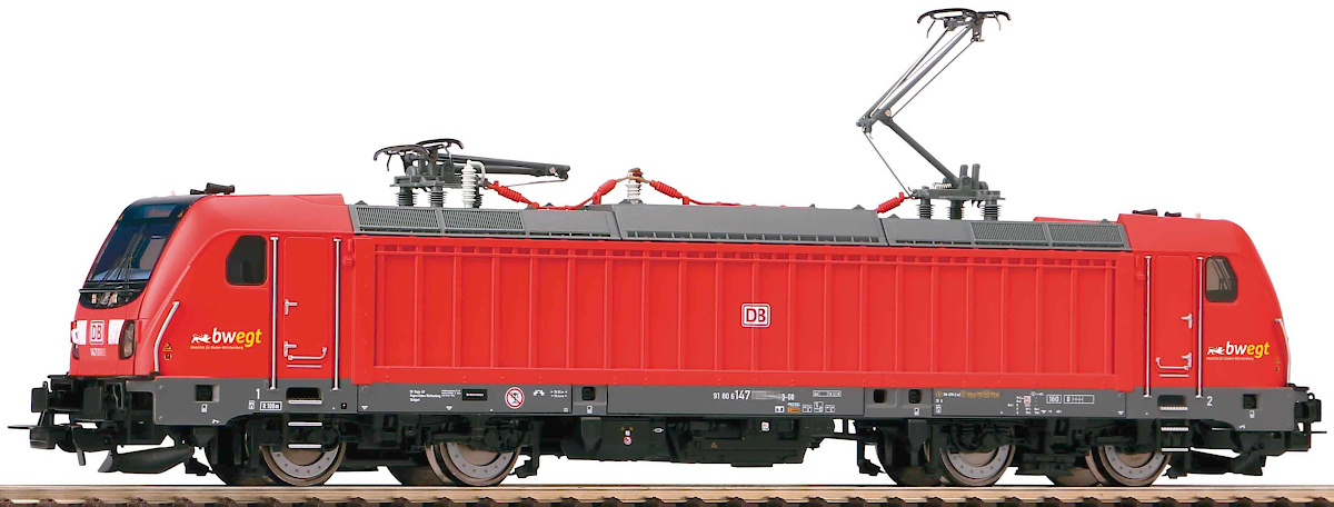 Modelová železnice - H0 Elektrická lokomotiva BR147 "bwegt", DBAG, Ep.VI, DCC ZVUK