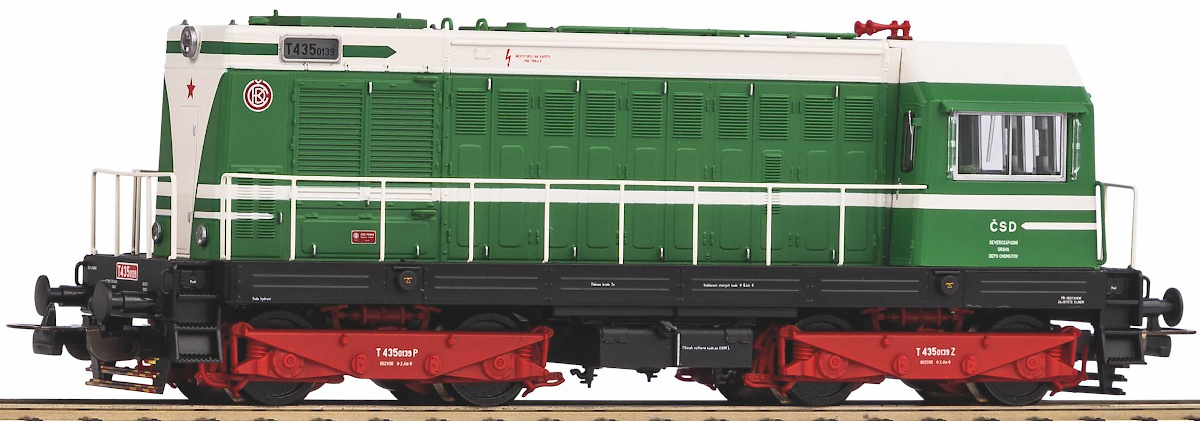 Modelová železnice - H0 Dieselová lokomotiva T435 "Hektor", ČSD, Ep.IV, DCC ZVUK